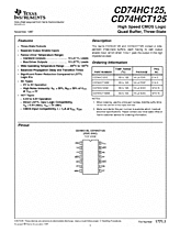 DataSheet CD74HCT125 pdf